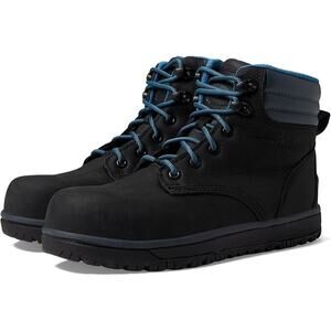Avenger Women's 7 Blue/Grey Reflex Leather Lace Up Work Boots P3-4